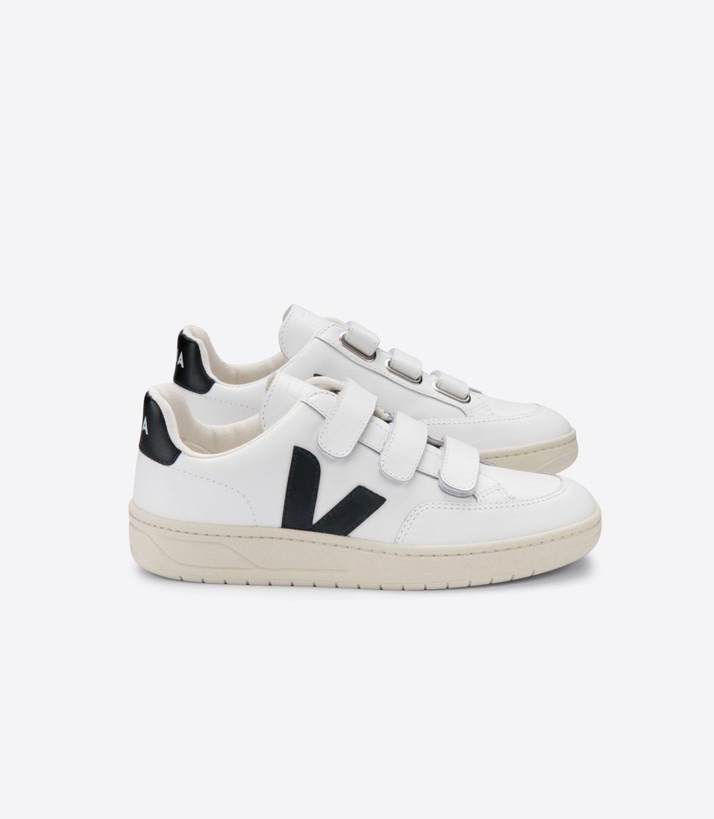 Veja Sneakers Barbati - V-Lock Piele - Albi/Nigga - 5863417-WU